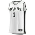 thumbnail image 2 of Youth Fanatics Victor Wembanyama White San Antonio Spurs Fast Break Replica Player Jersey - Association Edition, 2 of 3