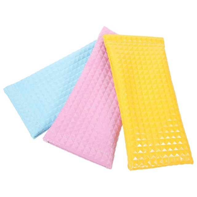 Glasses Storage Bag Simple Unique Design Portable Organizer for Daily Use Women All Groups 3Pcs