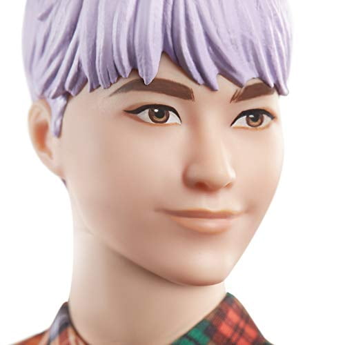 Barbie Ken Fashionistas Doll #154, Sculpted Purple Hair