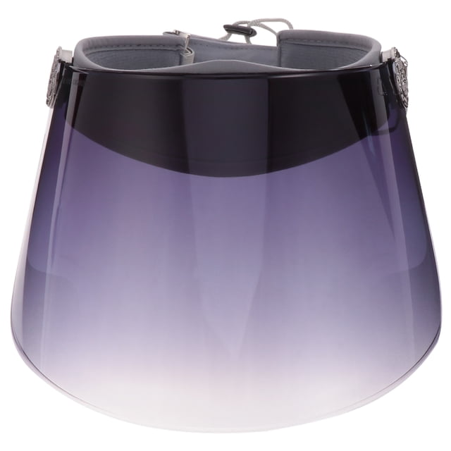 Casquette de Protection Grise avec Couvre-Visage Transparent pour Usage Extérieur en Nylon PC Taille Unique
