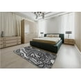 thumbnail image 5 of Ahgly Company Machine Washable Indoor Rectangle Transitional Dark Gray Black Area Rugs, 2' x 3', 5 of 7