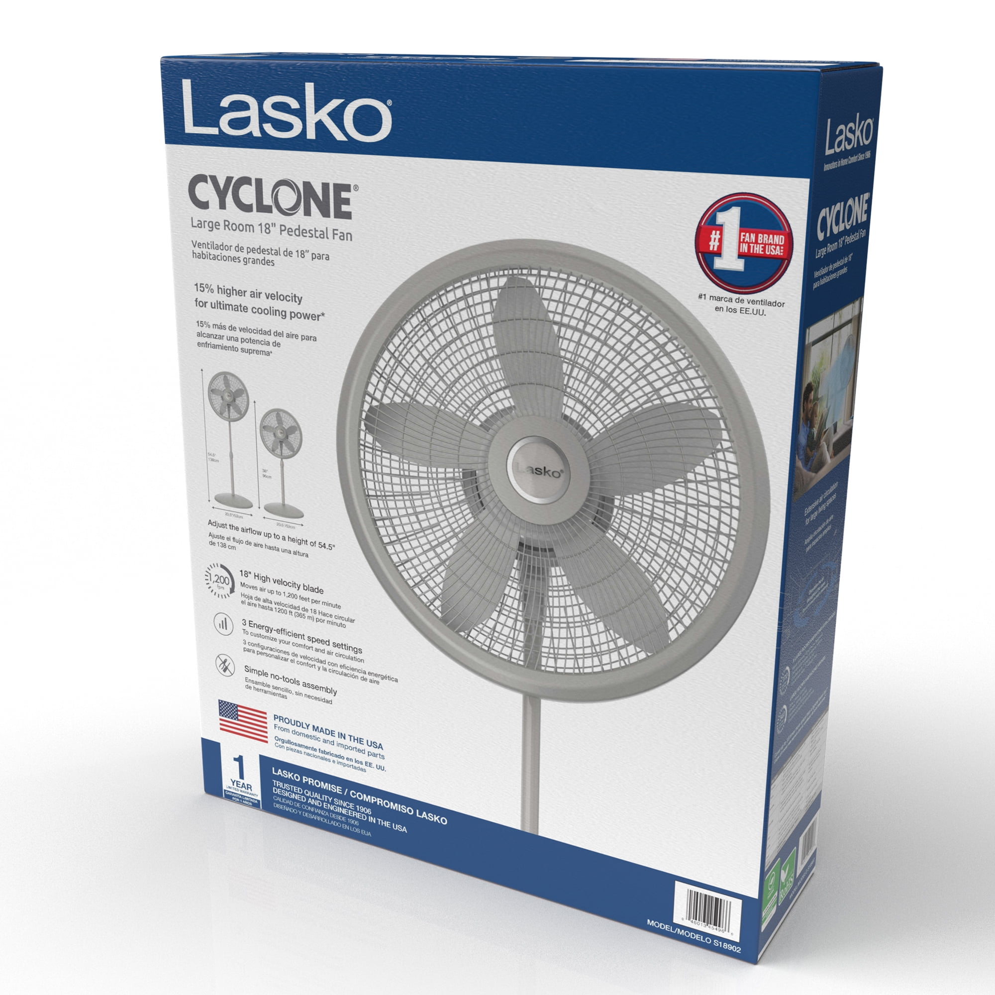 Cyclone Pedestal Fan With Lasko Cyclone Fan Walmart Lasko 18