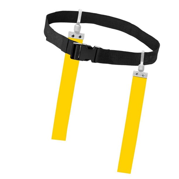 Cinturón de fútbol profesional con hebilla de aire para deportes. amarillo