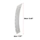 thumbnail image 4 of Par 63147185743 63147185744 Coche Delantero Parachoques Reflector Marcador Blanco, 4 of 7