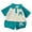 Mint Green, variant on easter outfits for boys Boys Summer Outfits Shirt And Shorts Set Casual Sporty Play Clothes For Toddler Kids Youth Comfortable Breathable