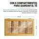 thumbnail image 4 of Caja Organizadora de Madera de Bambú Casa Litus para té con 8 compartimentos, 4 of 8