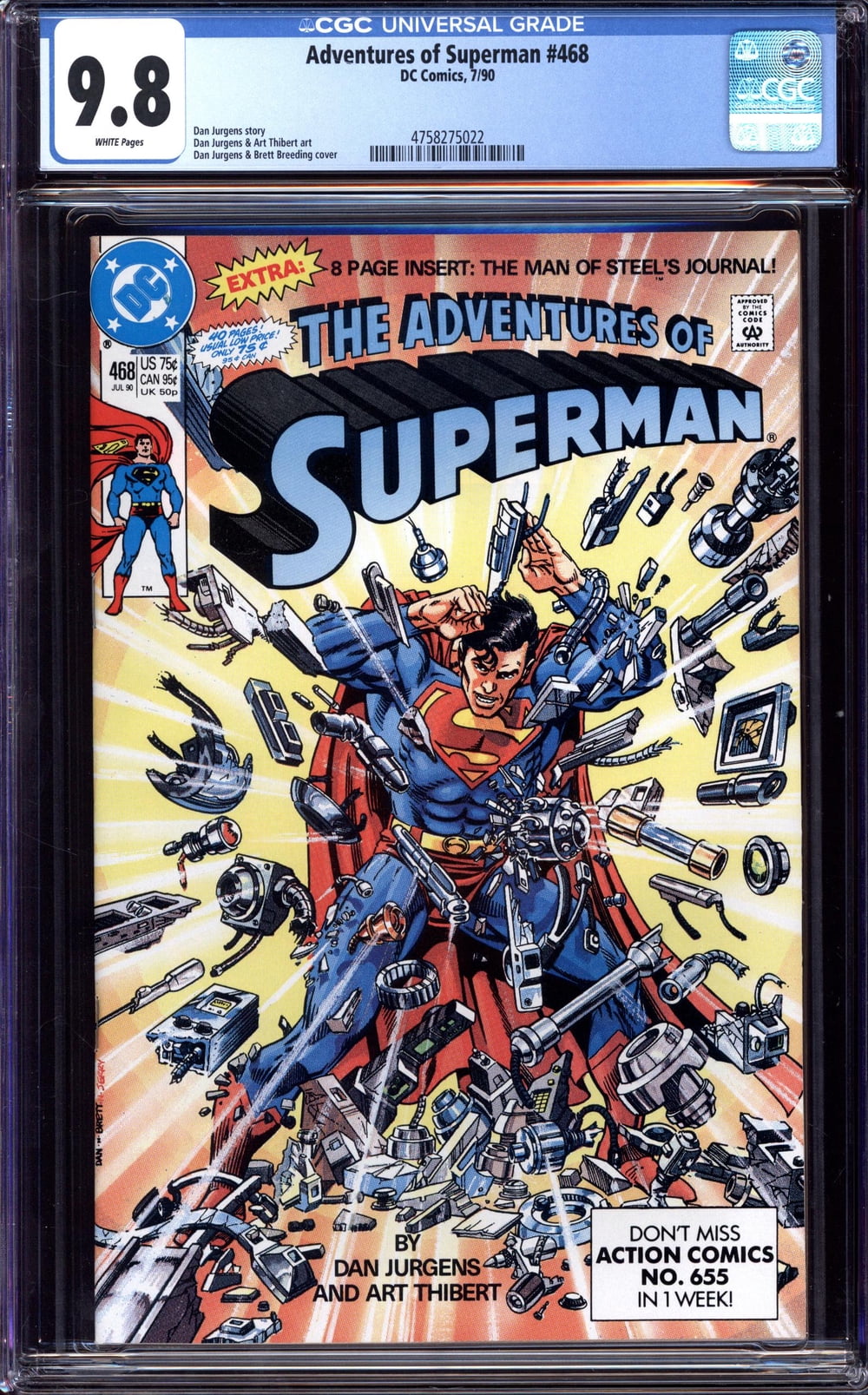 Cover of Adventures of Superman #468