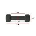 thumbnail image 3 of CAP Barbell, 2lb Black Neoprene Dumbbell, Pair, 3 of 5