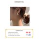 thumbnail image 2 of Pendientes de plata de ley 925 para mujer, joyería elegante para fiesta de boda, previene alergias, a la moda, 2 of 2