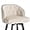 Linen, variant on Dycanpo 26''H Swivel Counter Height Bar Stools Set of 2 with Back for Home Kitchen Island, Dark Grey