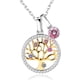 thumbnail image 1 of RV Collar Mujer Árbol de la Vida Plata de Ley 925 con Cristales de Austria Joyería Regalo Ideal para Mujer Mamá Abuela Regalo de Cumpleaños Día de San Valentín Día de la Madre Navidad brillar  Electrónica, 1 of 5