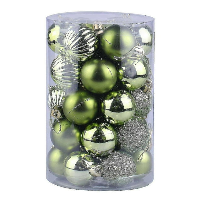 34 Pcs Christmas Tree Decoration Balls 4cm Christmas Tree Decoration Balls