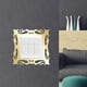 thumbnail image 5 of Paquete de 5 espejo de oro Etiqueta de pared EUROPEO Modelo Curva Superficie lisa Efecto reflexivo Decoración para baño Sala de estar tholdsy HA028530-00, 5 of 7