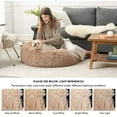 thumbnail image 6 of Calming Dog Beds for Small Medium Large Dogs - Round Donut Washable Dog Bed, Anti-Slip Faux Fur Fluffy Donut Cuddler Anxiety Cat Bed, Fits up to 15-100 lbs, 6 of 15