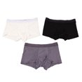 thumbnail image 2 of 3 calzoncillos bóxer suaves y cómodos para hombre, sin costuras, ajustados, 3 colores, XXL, 2 of 14