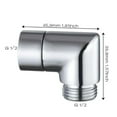Adjustable 90 Degree Shower Head Elbow Adapter For Wall Mounted