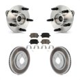 thumbnail image 1 of Transit Auto Front Hub Bearing Assembly Coated Disc Brake Rotors and Ceramic Pads Kit for Car Chevrolet HHR KBB-121245, 1 of 11