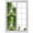 Green, variant on Green Trees Window Privacy Film, Forest Art Decor Spring Summer Nature Leaf Static Cling UV Sun Blocking Heat Control Window Tint, Non-Adhesive One Way Windows Privacy Cover 17.7''x78.7''