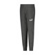 thumbnail image 3 of PUMA Pantalón deportivo con logo central para niño, bolsillos laterales con costuras, cintura elástica, color gris carbón 4, 3 of 5