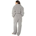 thumbnail image 4 of Celebrity Pink Women’s and Women’s Plus Teddy Fleece Jacket and Wide Leg Pants Set, 2-Piece, Sizes XS-4X, 4 of 6