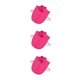 thumbnail image 3 of Jumpingount Mujeres diseño simple cuello falso niñas moda falsa media camisa desmontable solapa decoración accesorio rosa rojo Type1 NO1, 3 of 6