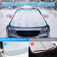 thumbnail image 4 of KAIYANG Parasol para ventana delantera de coche, cubierta magnética plegable para parabrisas delantero de coche, protector solar delantero UV (145 x 113 cm) 170 x 143 cm, 4 of 5
