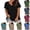 Black, variant on Womens Plus Size Tshirts Summer Short Sleeve Crew Neck Tee Loose Sports Running Fitness Gym Athletic Oversize Tunic Tops Exercise Breathable Workout Shirts