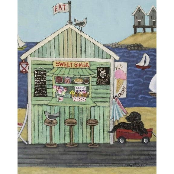 Great BIG Canvas | "At the Beach VI"  - 16x20