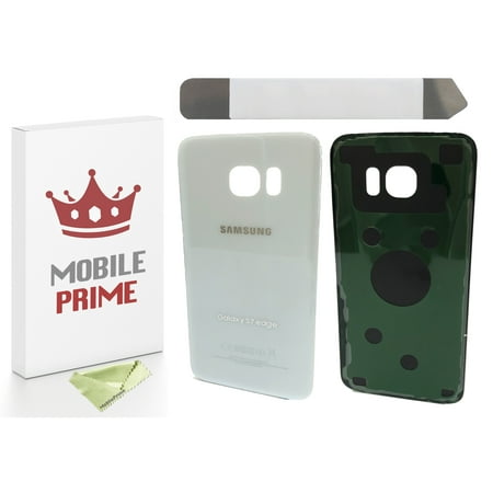 MobilePrime White Back Cover Complete Professional Repair Kit Compatible with Tools for Samsung Galaxy S7 Edge