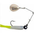 thumbnail image 3 of (5 pack) Johnson Original Beetle Spin Fishing Lure, Pearl Holo/Chartreuse, 3 in, 3 of 6