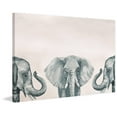 thumbnail image 2 of Marmont Hill Elephant Poses II Canvas Wall Art, 2 of 7