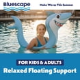 thumbnail image 7 of (2 pack) Bluescape Shark Pool Noodle – Inflatable Blue Pool Float for Kids & Adults, Fun Shark Design, 7 of 7