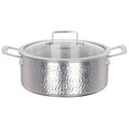 thumbnail image 3 of Ensemble de batterie de cuisine en acier inoxydable martelé Verka, 3 of 5