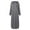 Gray, variant on Dyfzdhu Sweatshirt Dresses Women Fall Winter Solid Color Long Sleeve Hooded Maxi Dress Long Hoodies, Black XL