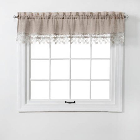 Renaissance Home Fashion Lillian Kitchen Curtains Set Of 2 With