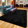 thumbnail image 4 of Pacapet Fluffy Area Rugs, Black Shag Rug For Bedroom, Plush Furry Rugs For Living Room, Fuzzy Carpet For Kid'S Room, Nursery, Home Decor, 6 X 9 Feet, 4 of 4