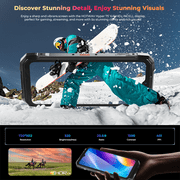 HOTWAV Hyper 7S Rugged Phone 5G Octa-core Android 15 Smartphone 6.6'' HD 120Hz 10800mAh,Black,Black