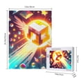 thumbnail image 3 of Saiise Geometry Dash Print 500 Jigsaw Puzzle for Adults and Family,Impossible Hard Difficult Challenging Puzzles for Adults - Finished Puzzle Size is 20.4 x 15 in, 3 of 8