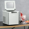 thumbnail image 3 of Costway Ice Maker Machine Countertop 26Lbs/24H Portable W/Scoop & Basket Silver, 3 of 10