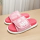 thumbnail image 1 of Zapatillas de gancho y bucle zapatillas de interior suaves ajustables ajustables de interior de lino sin deslizamiento zapatillas superiores para actividades al aire libre en interiores, 1 of 7