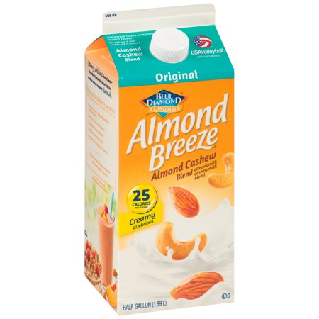Blue Diamond Almond Breeze® Almond Breeze® Original Almondmilk Cashewmilk Blend 0.5 gal. Carton