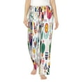 thumbnail image 2 of Lsque Alpaca Flower Print Women's Pajama Pants, Lounge Pant - Comfortable Home Wear,Elastic Waistband, Stylish Design-Small, 2 of 9