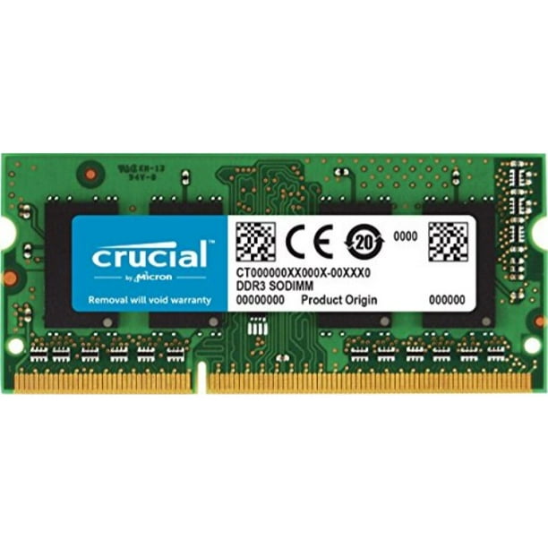 Crucial 4gb Single Ddr3 Ddr3l 1600 Mt S Pc3 Sodimm 4 Pin Memory For Mac Ct4g3s160bm Walmart Com Walmart Com
