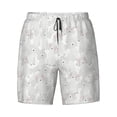 thumbnail image 4 of Lsque Mens Swim Trunks Cute Poodle Dog Pattern - Bathing Suit Compression Liner - Beach Swim Shorts Swimwear - (S-3XL) - Stretch Quick Dry -X-Large, 4 of 9