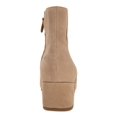 thumbnail image 3 of GENTLE SOULS KENNETH COLE Womens Beige Padded Goring Ella Apron Square Toe Block Heel Zip-Up Leather Booties 8, 3 of 4