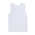 thumbnail image 2 of BLTIBY 2025 Girls Tank Top Summer Cotton Sleeveless T Shirt for Teen Toddler Infant Round Neck Solid Color Casual Fashion Blouse White 7-8 Years, 2 of 4