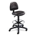 thumbnail image 1 of Scranton & Co Black Vinyl Drafting Chair with Ring Foot Rest, 1 of 4