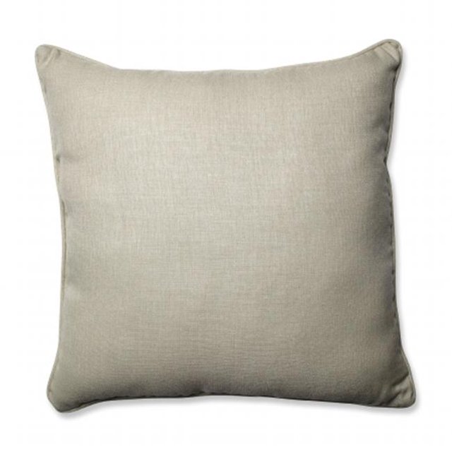 Pillow Perfect 601175 25 Po Extérieur & Intérieur Rave Bois Flotté Plancher Oreiller&44; Tan
