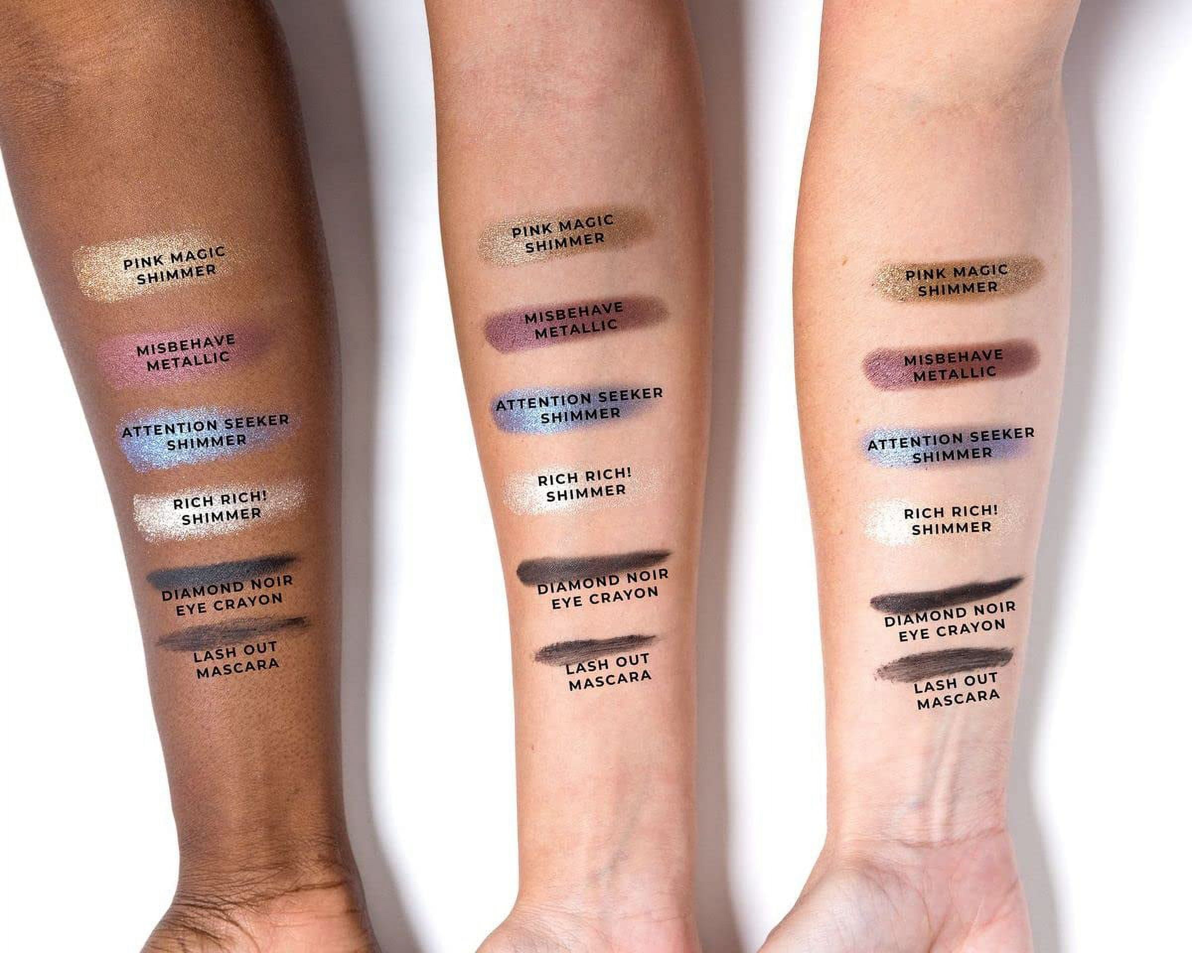 Rinna Beauty Be Extra Iconic Eye Kit – Mascara, Eye Crayon & Shadow Quad