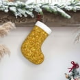 thumbnail image 6 of Naloa Gold Glitter Christmas Stockings Decorations, Xmas Ornaments, DIY Personalized Farmhouse Decor for Home Family Party Tree, 6 of 7